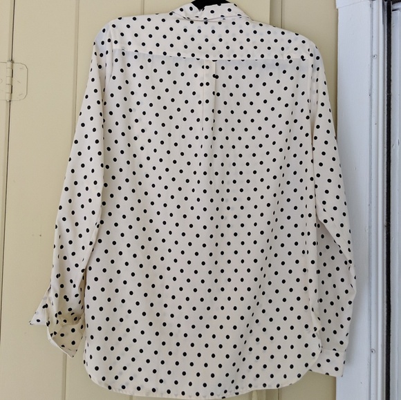 Polka dot button down - Picture 3 of 3